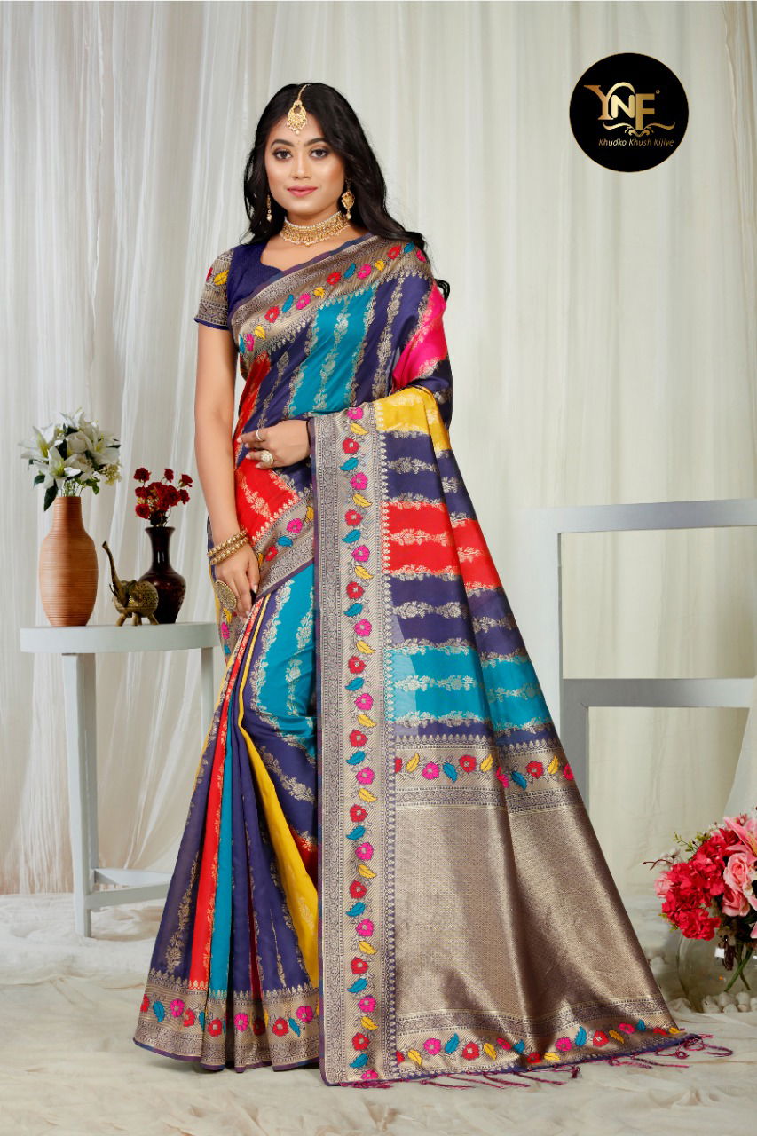 Ynf Aadikara Fancy Ethnic Wear Art Silk Designer Saree Collection